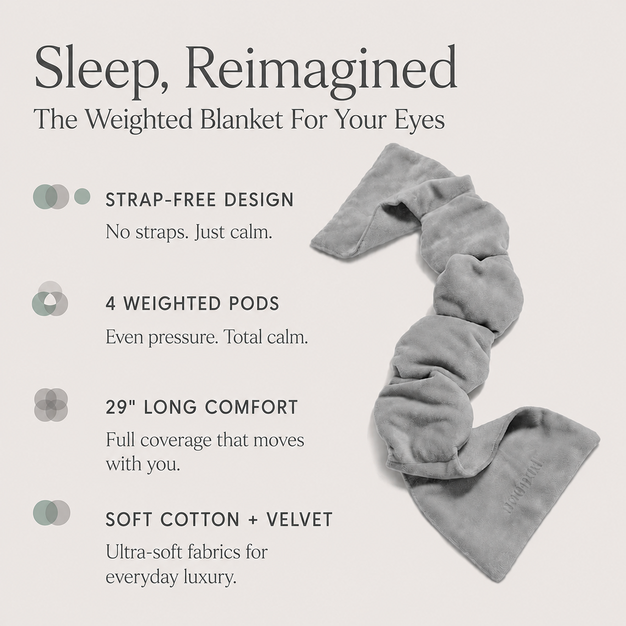 Weighted Sleep Mask